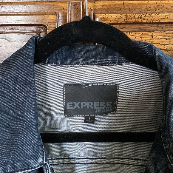 Express dark blue denim jacket - Picture 2 of 7